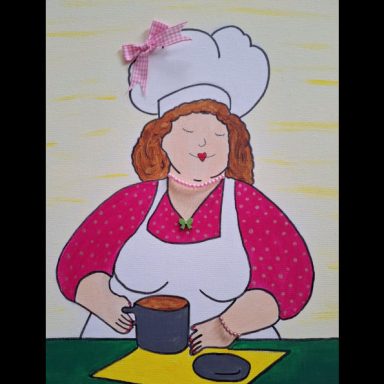 Kokkin aan de koffie